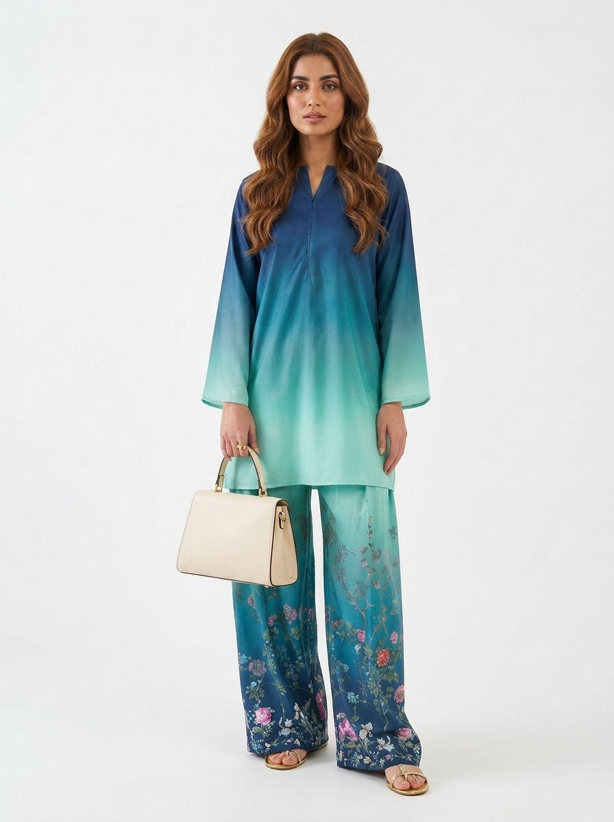 2-Piece Printed Suit