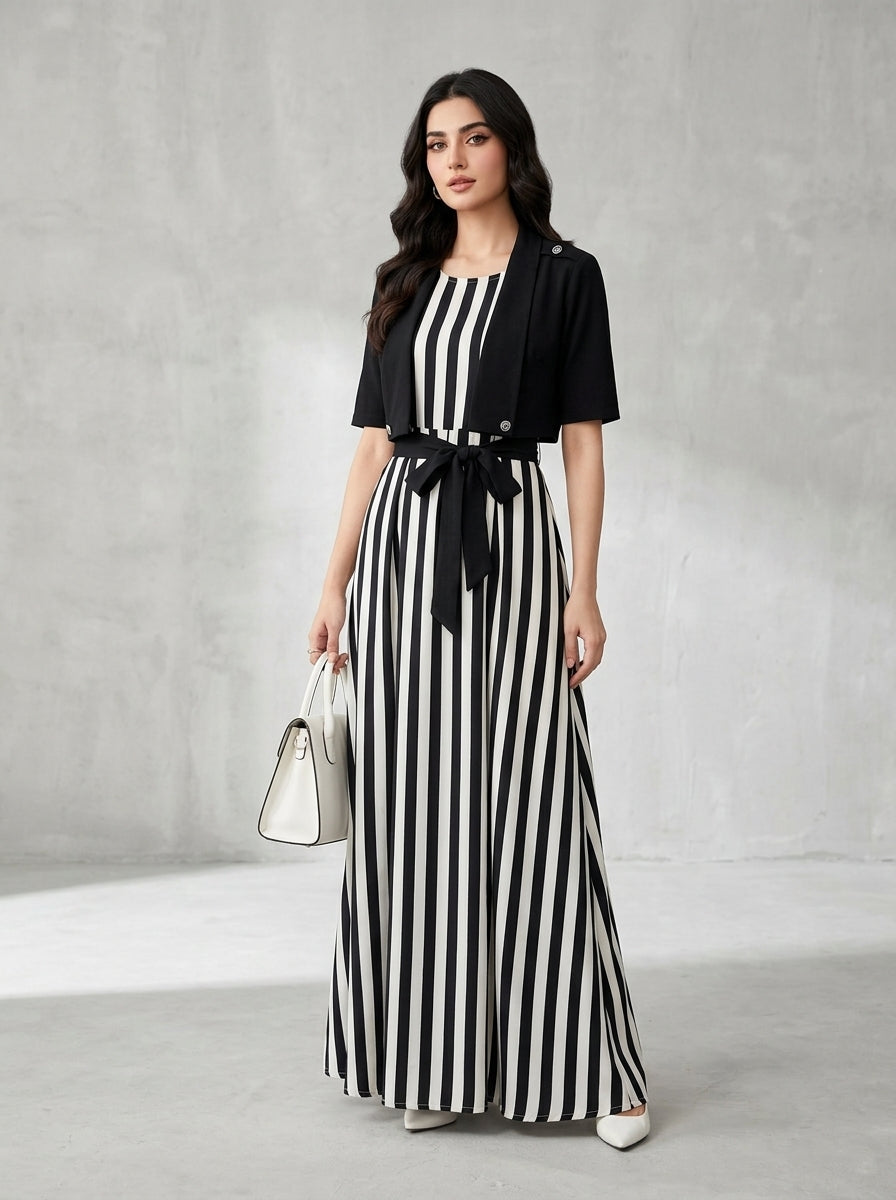 Floral Printed Maxi Dress Imported
