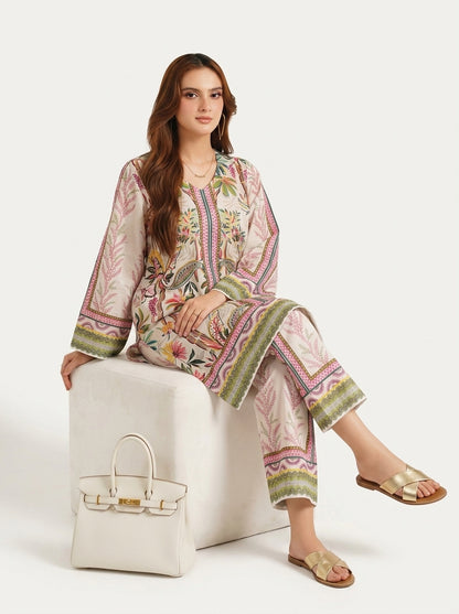 2-Piece Printed Suit