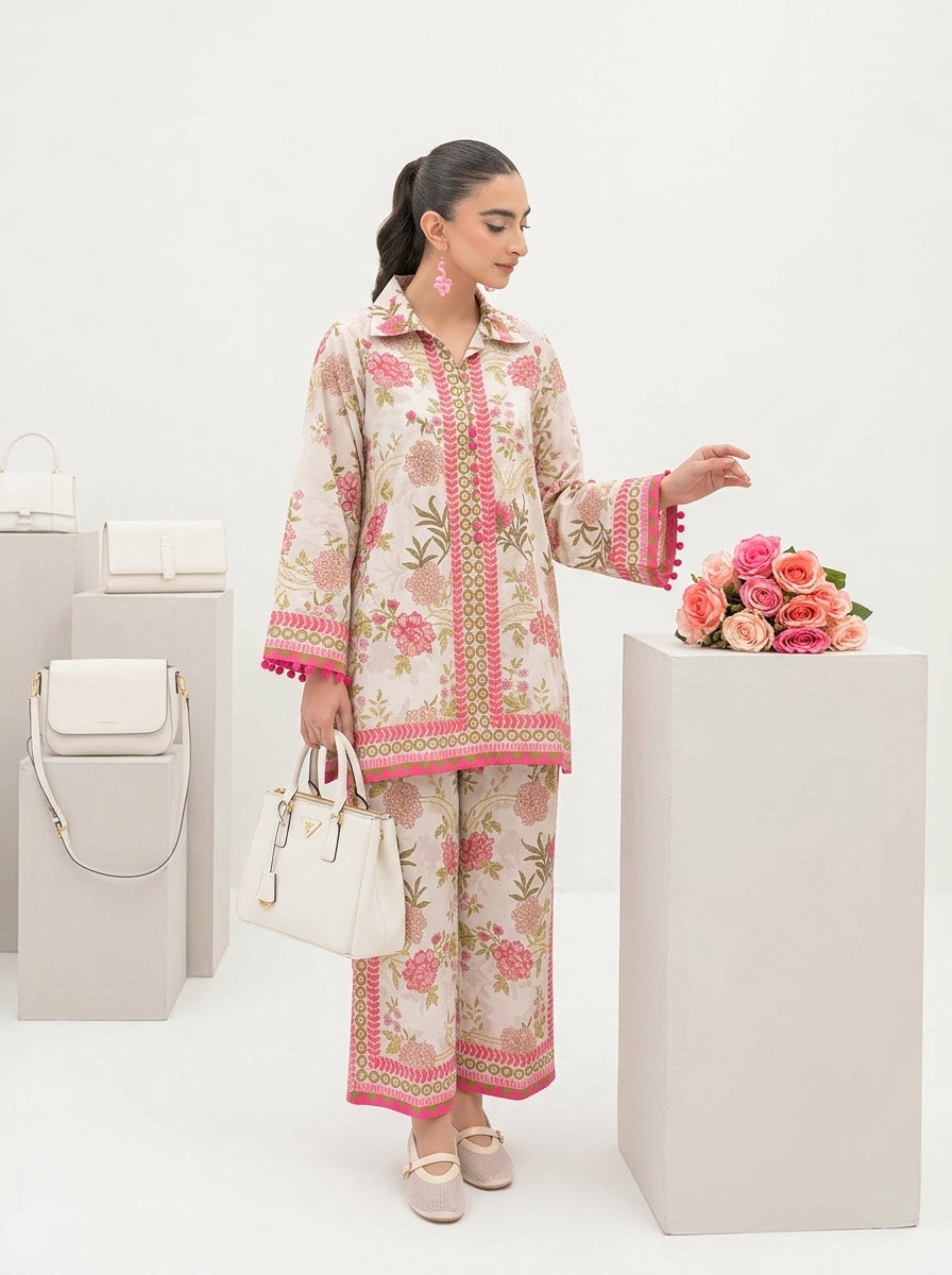 2-Piece Printed Suit