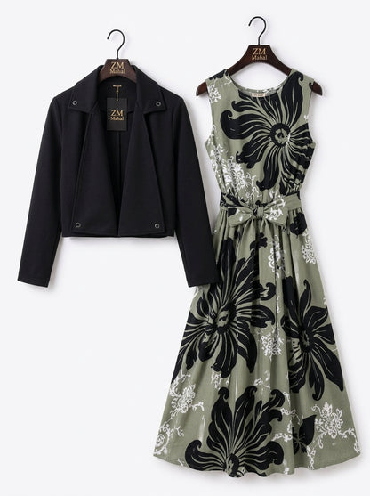 Floral Printed Maxi Dress Imported