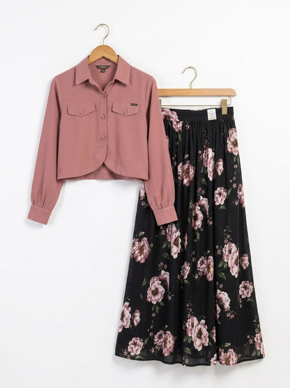 Floral Printed Maxi Dress Imported