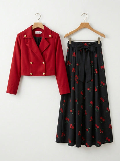 Floral Printed Maxi Dress Imported
