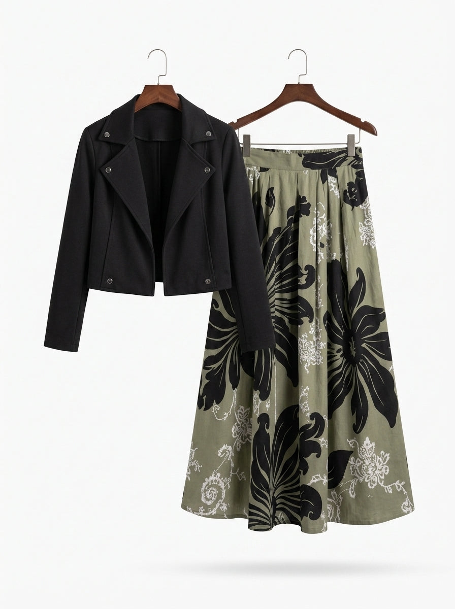 Floral Printed Maxi Dress Imported