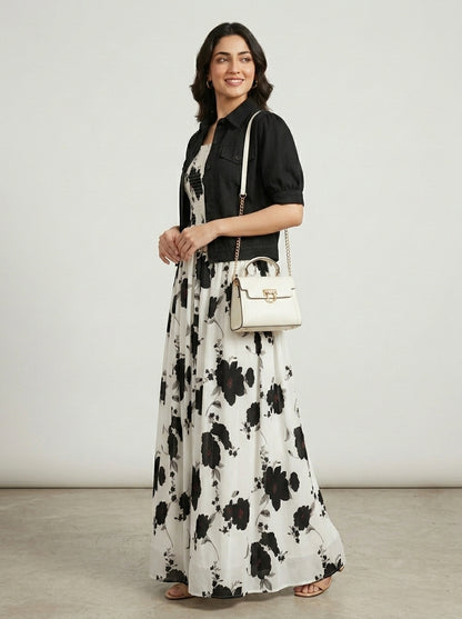 Floral Printed Maxi Dress Imported