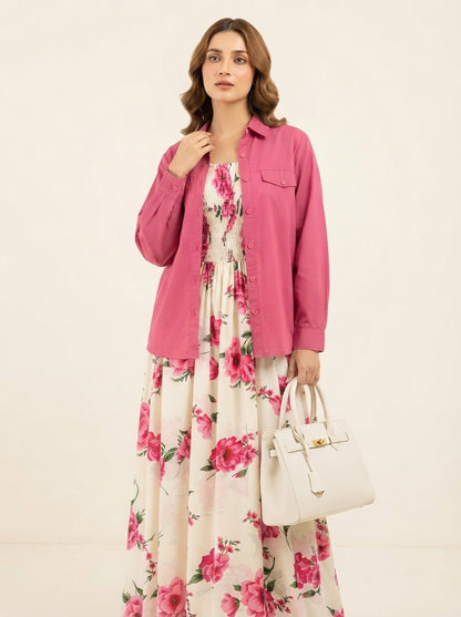 Floral Printed Maxi Dress Imported