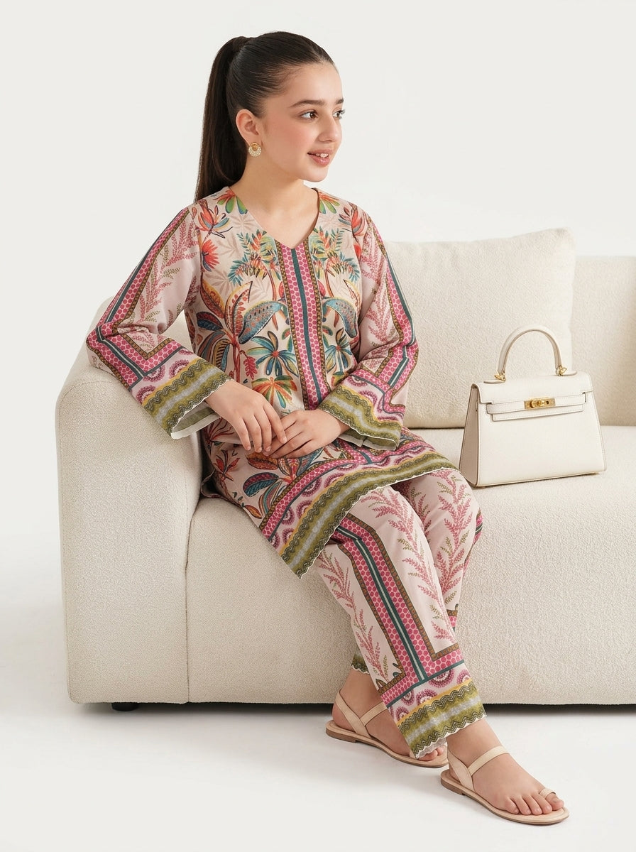 2-Piece Printed Suit