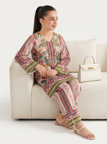 2-Piece Printed Suit