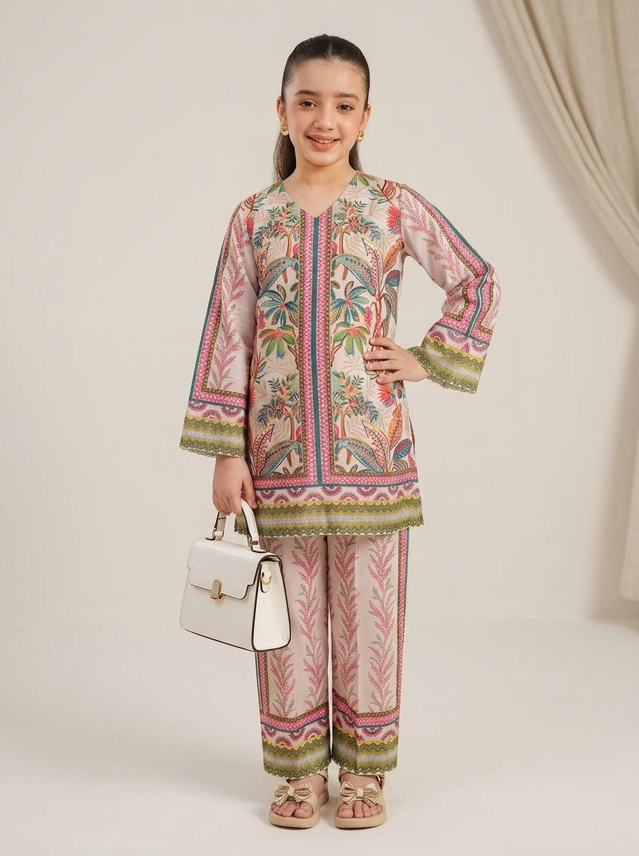 2-Piece Printed Suit