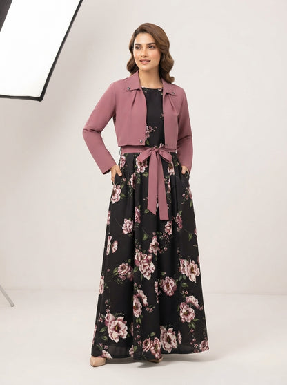Floral Printed Maxi Dress Imported