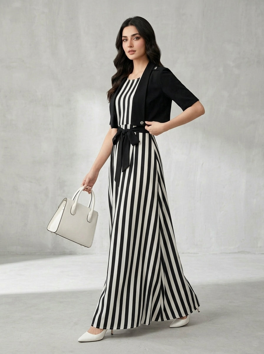 Floral Printed Maxi Dress Imported