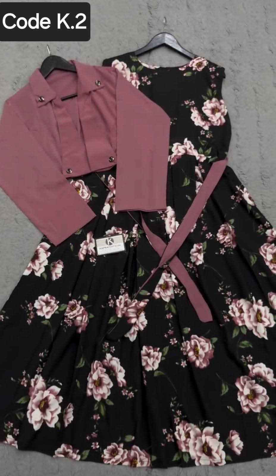Floral Printed Maxi Dress Imported