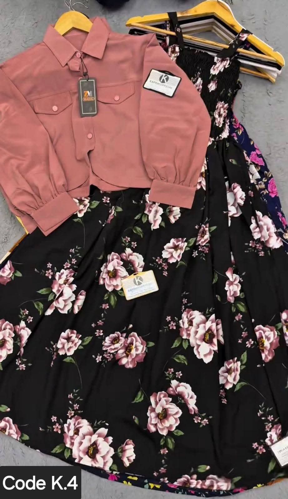 Floral Printed Maxi Dress Imported