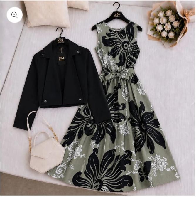 Floral Printed Maxi Dress Imported